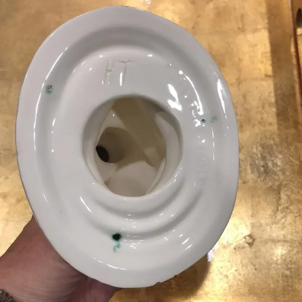 Glossy‎ White Cherub, Dolphin Ceramic Soap Dish/Sponge Holder